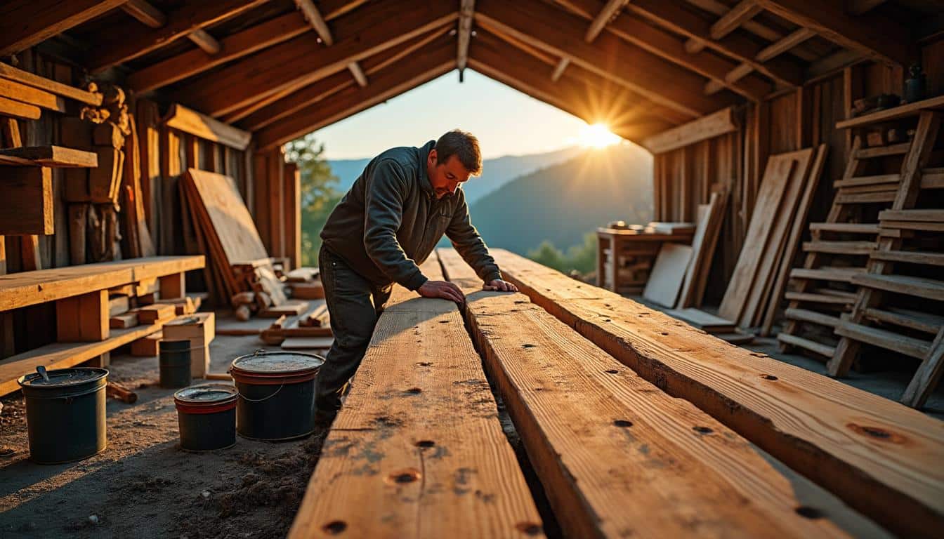 Illustration: Définition et rôle de la charpente en bois dans la construction