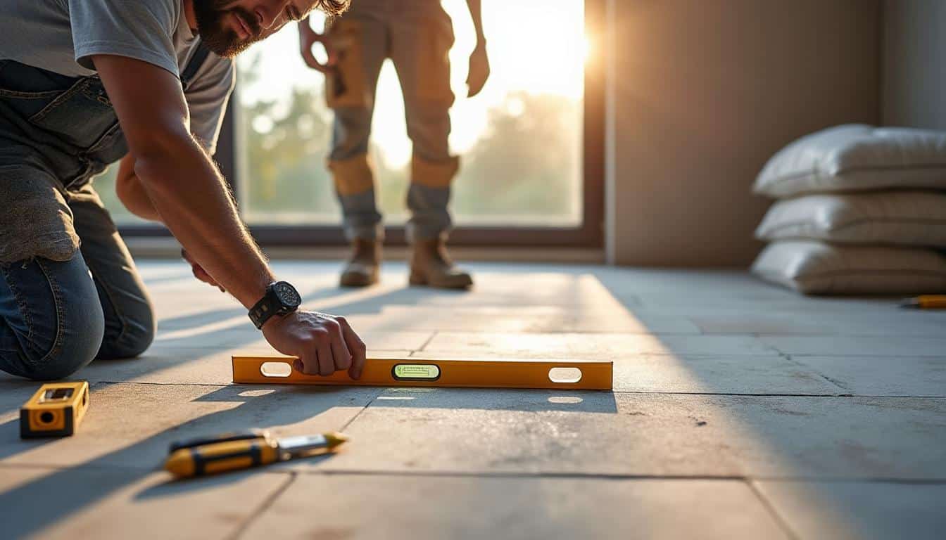 Illustration: Les facteurs qui influencent combien de m² de carrelage un carreleur peut poser par jour