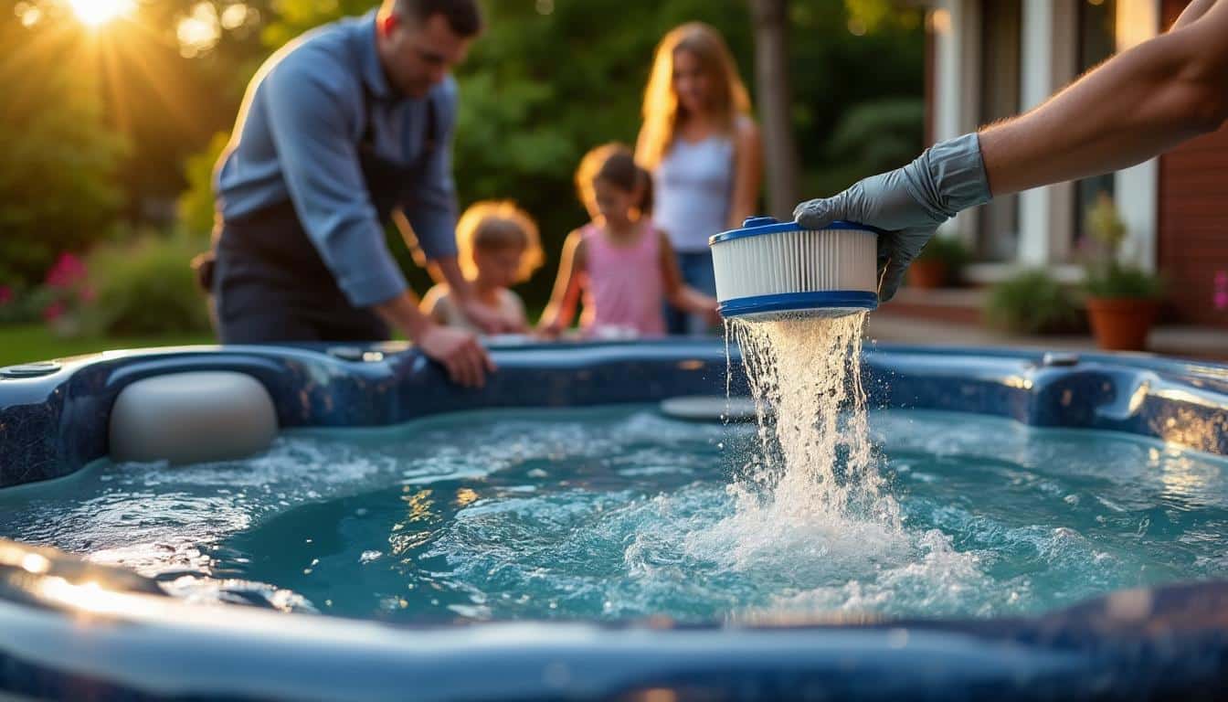 Illustration: L’importance du filtre dans le spa et conséquences d’un mauvais entretien