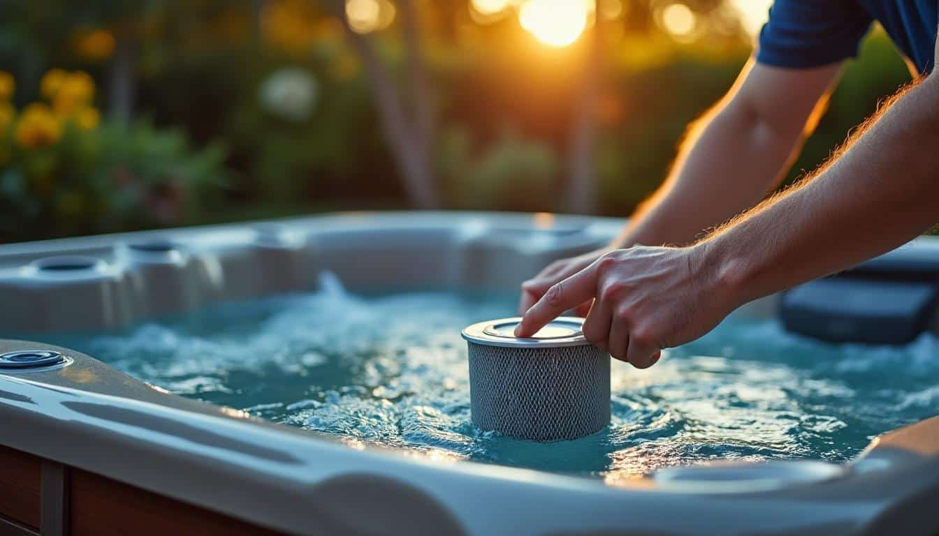 Illustration: À quelle fréquence nettoyer le filtre de son spa et comment le détecter ?