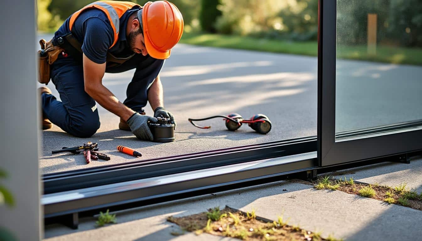 Illustration: Définition et importance de l’emplacement du moteur de portail coulissant