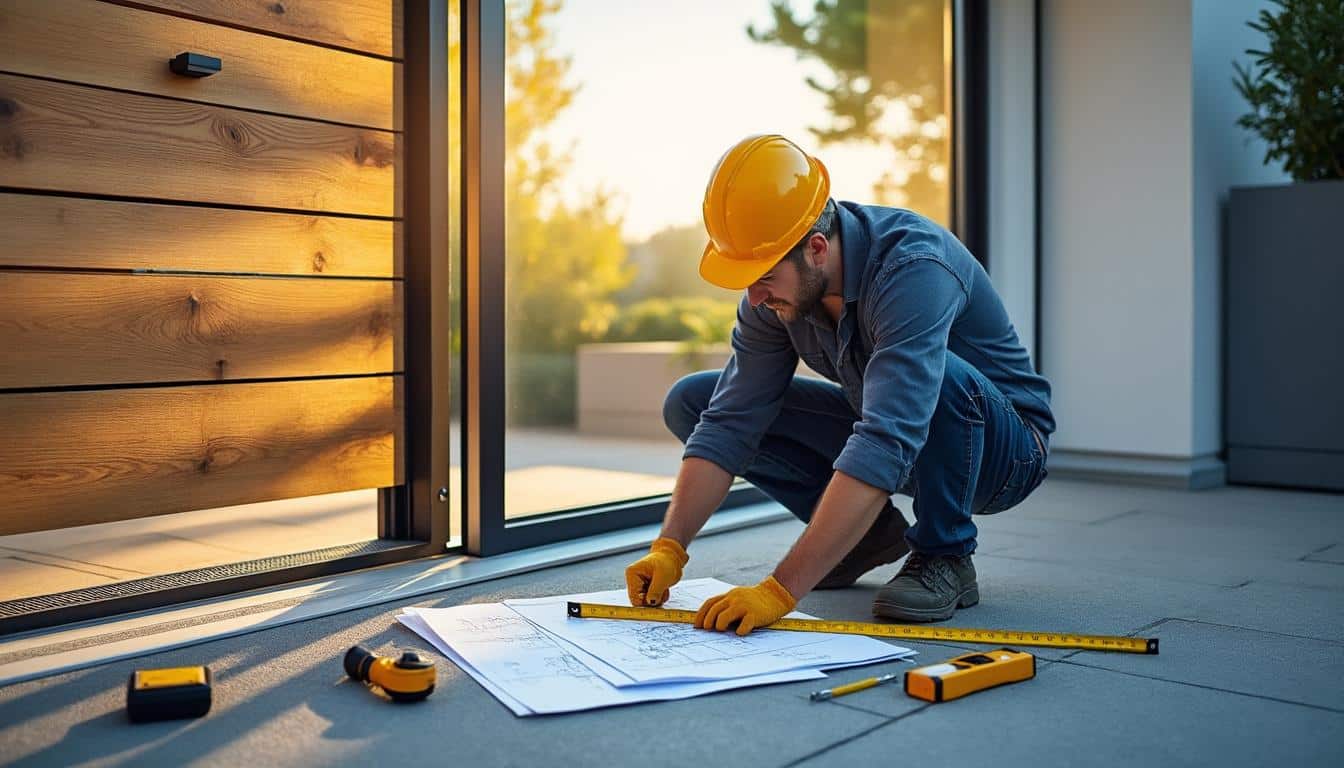 Illustration: Critères essentiels pour déterminer l’emplacement du moteur de portail coulissant