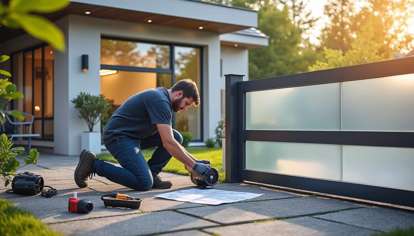 Illustration: Présentation du moteur Came pour portail coulissant : définition, usages et avantages