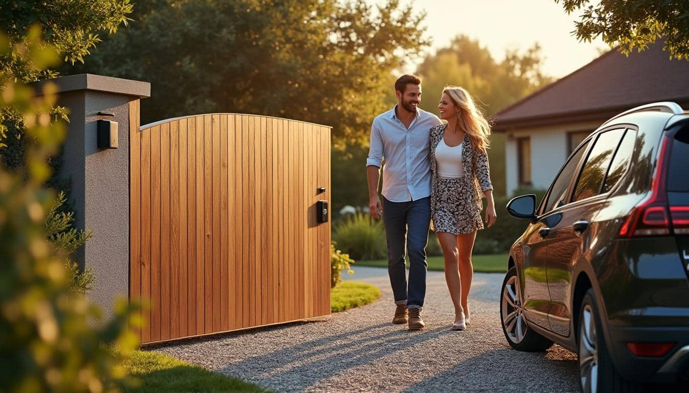 Illustration: Quels sont les avantages d’une motorisation solaire pour portail battant ?