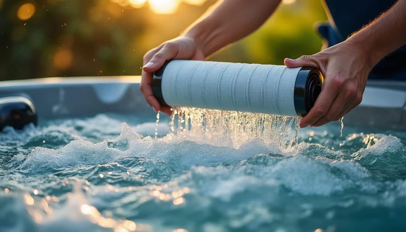 Illustration: Comprendre le fonctionnement du filtre dans un spa et son impact sur la filtration de l’eau