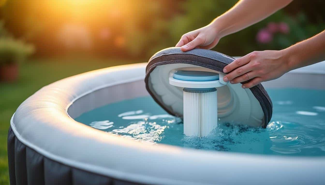 Illustration: Comprendre la position du filtre dans un spa Intex et son rôle essentiel