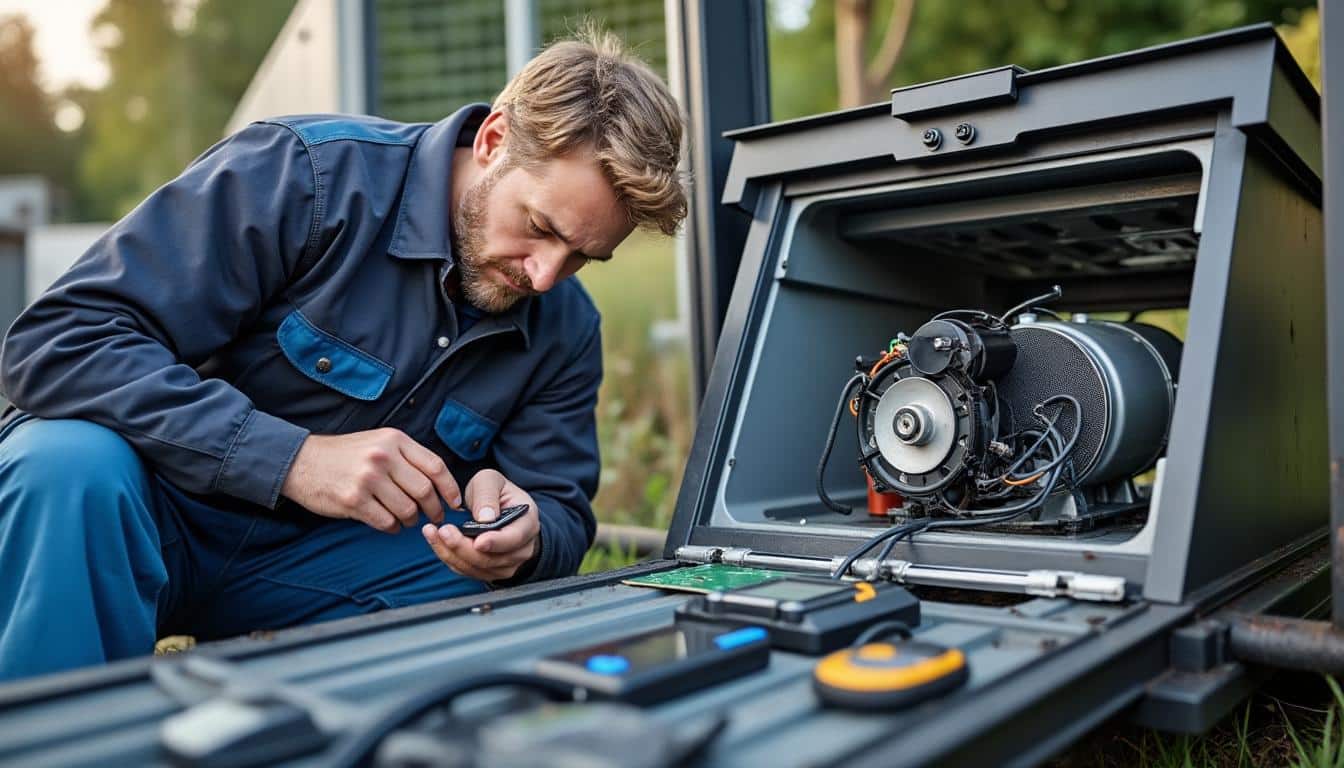 Illustration: Problèmes courants et diagnostics avant de réinitialiser le moteur de portail Came