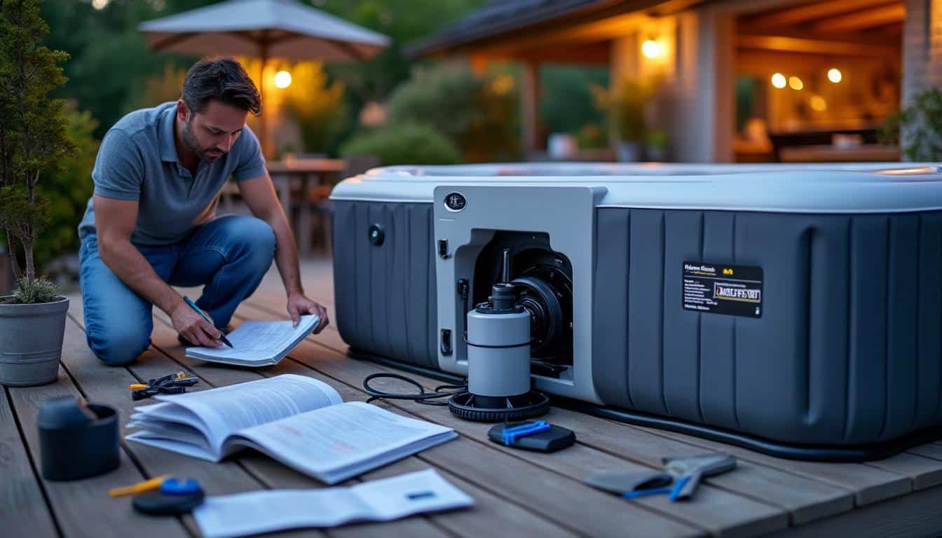 Illustration: Identifier les causes de l’erreur E90 sur un spa Intex malgré un filtre neuf