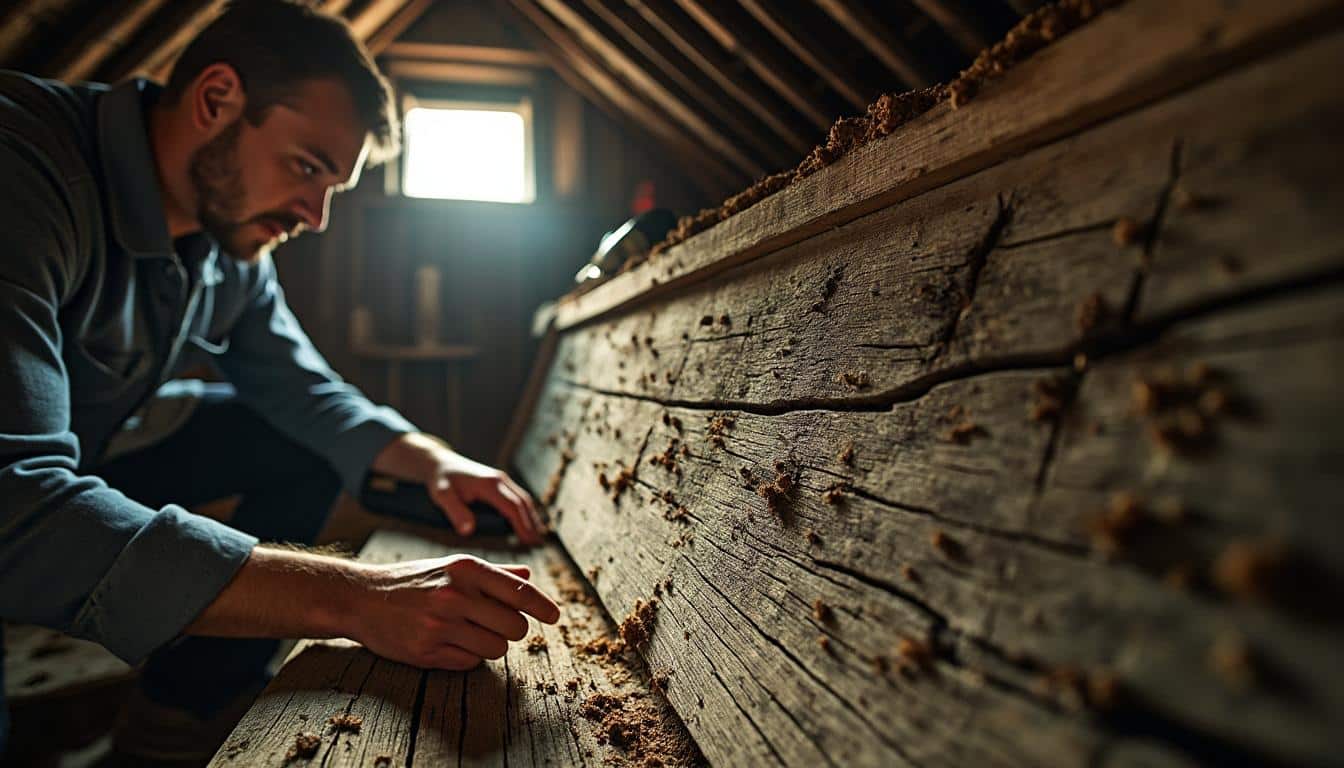 Illustration: Identifier les menaces pour la charpente : parasites et facteurs de dégradation