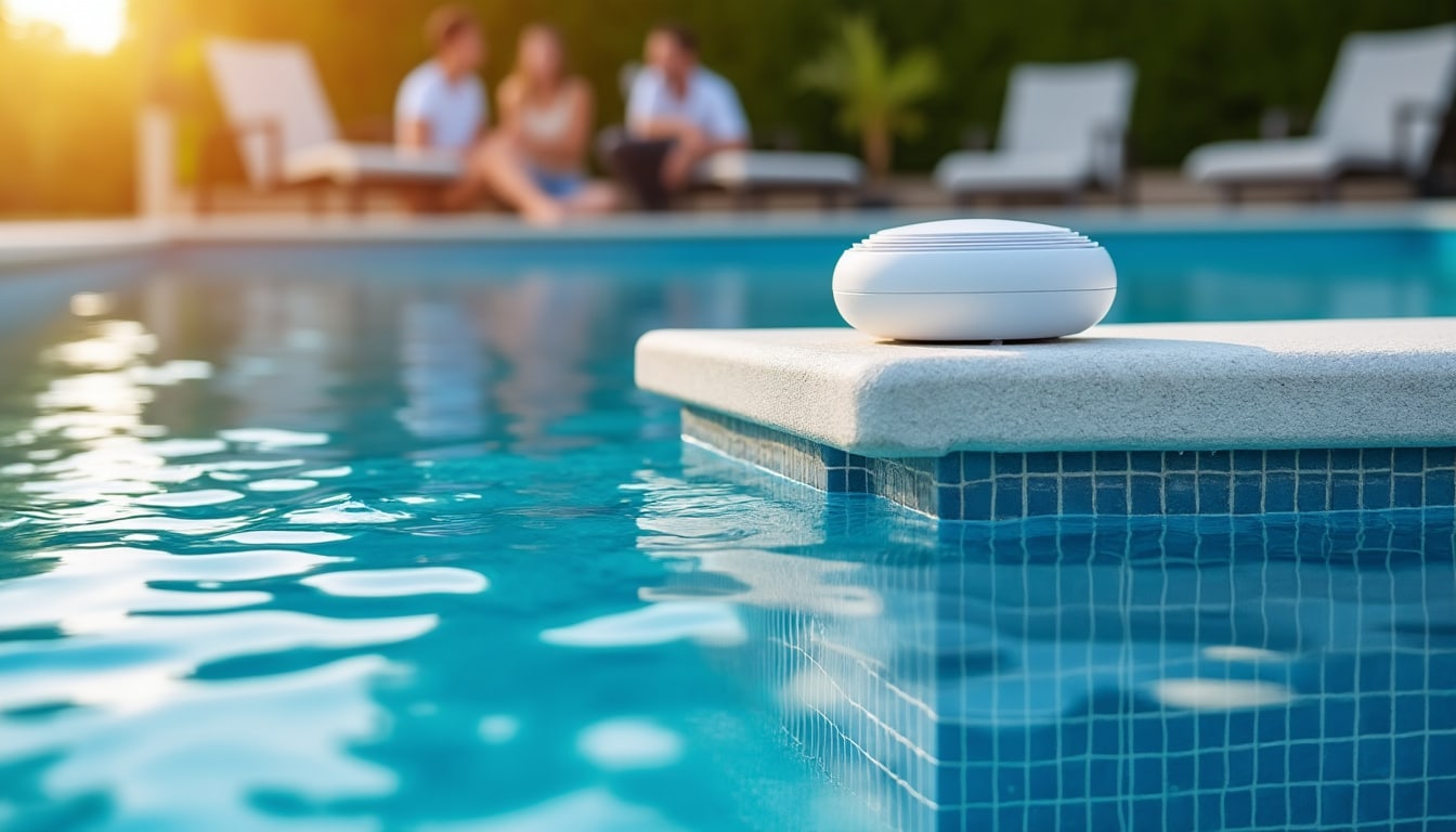 Illustration: Les exigences techniques et conditions de conformité de l’alarme de piscine selon la norme NF P90-307