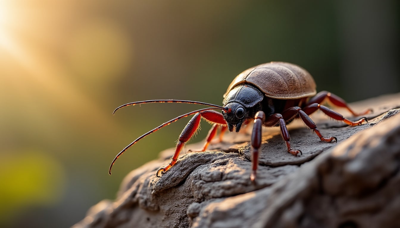 Illustration: Définition et caractéristiques du capricorne des charpentes
