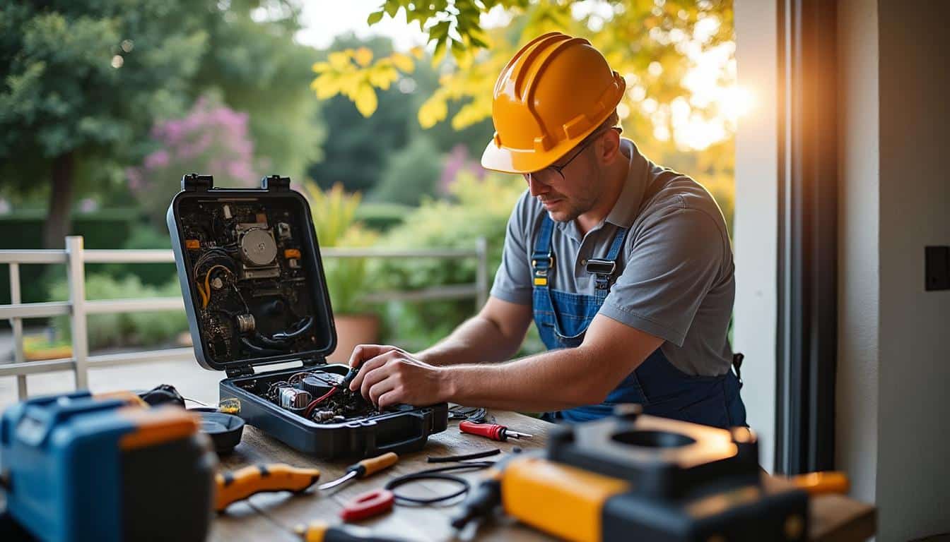 Illustration: Diagnostic efficace d’un problème sur le moteur Nice pour portail coulissant