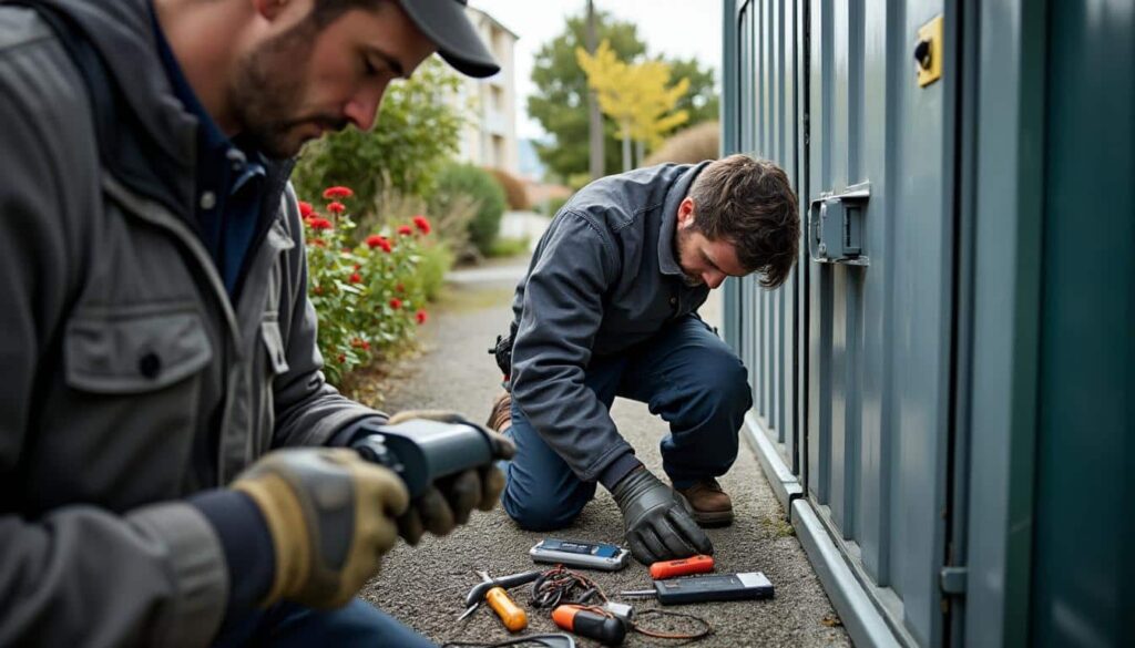 Problème de moteur Nice sur portail coulissant : diagnostic et solutions