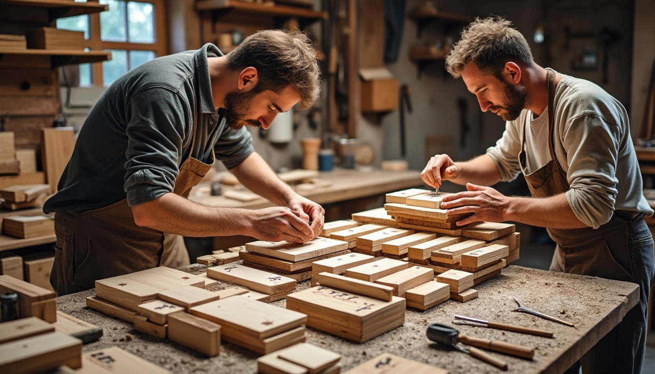 Illustration: Liste des pièces de charpente de 7 lettres et leurs fonctions