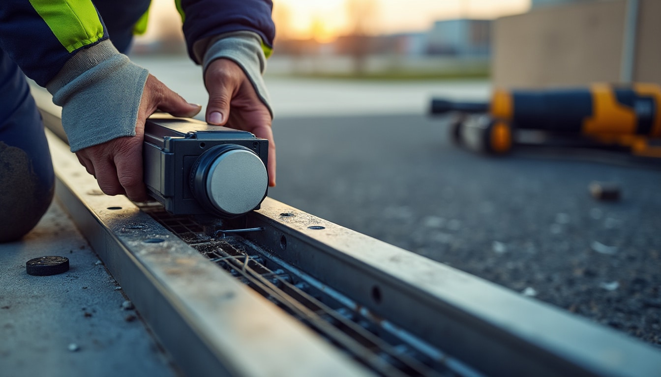 Position du moteur de portail coulissant : conseils pour une installation optimale