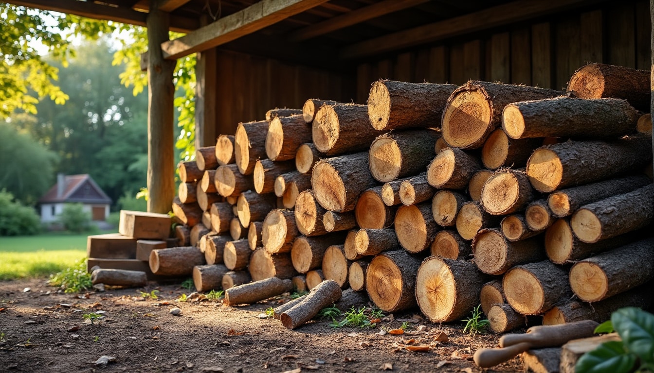 Illustration: Définition et enjeux du stockage de bois de chauffage