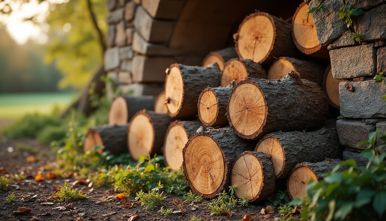 Illustration: Présentation et caractéristiques du bois de châtaignier pour le chauffage