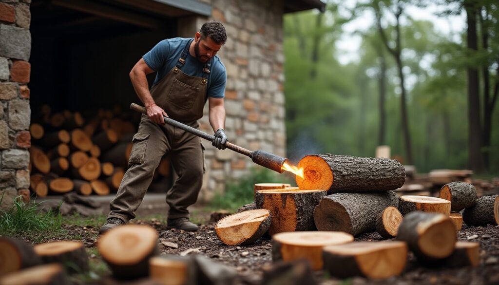 Le bois de châtaignier pour le chauffage : guide, avantages et conseils