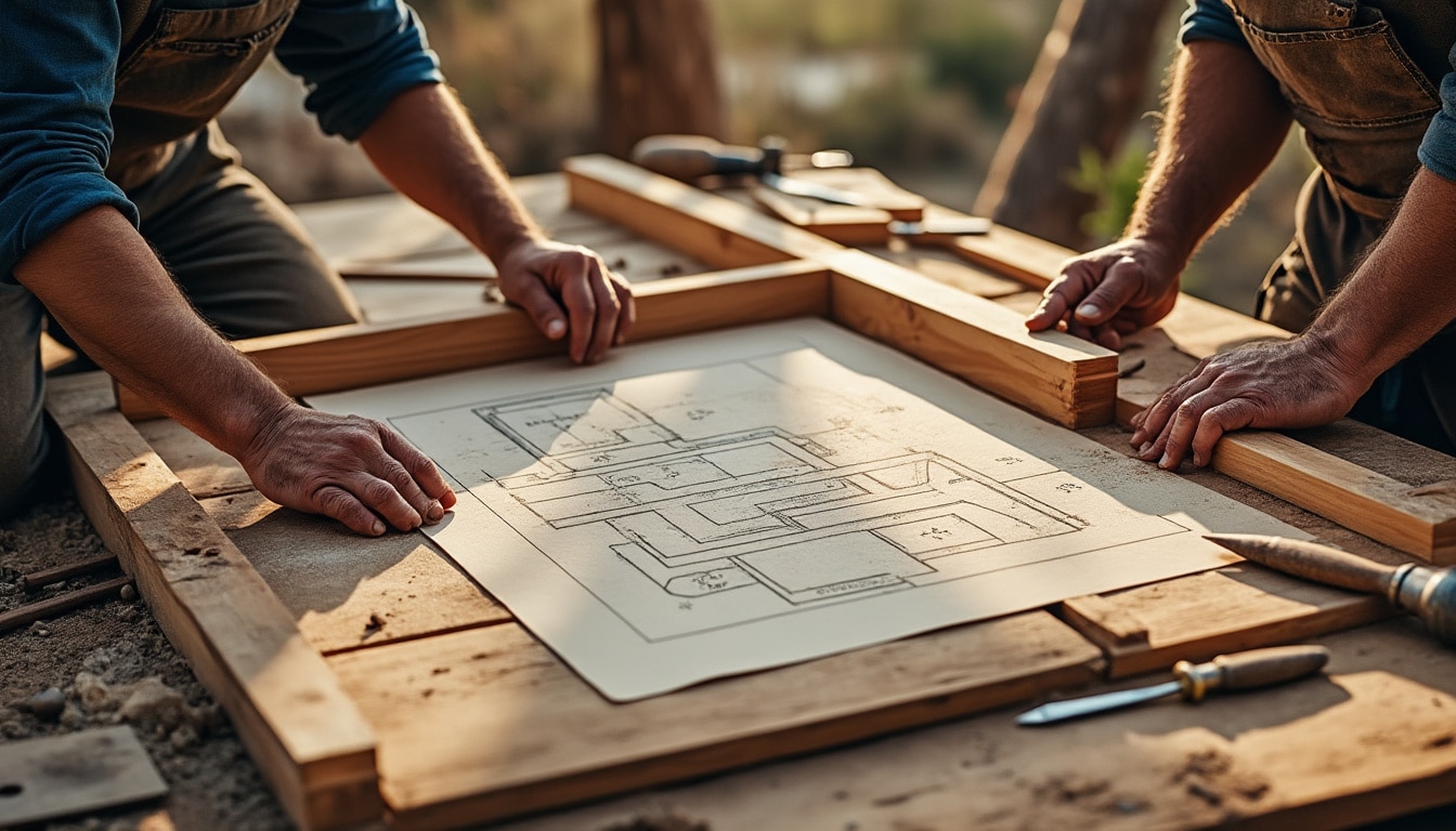 Schéma de charpente à 1 pente : guide, conseils et exemples pratiques