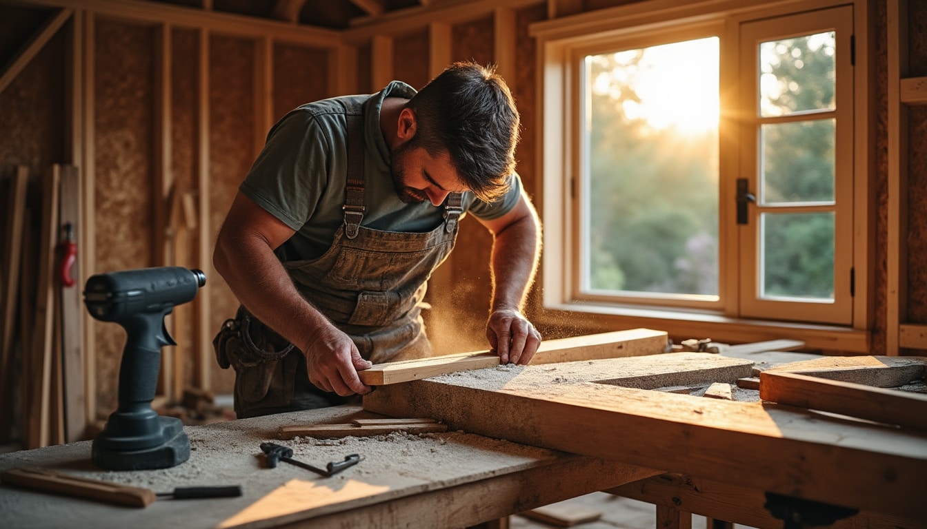Illustration: Comprendre le rôle essentiel du chevron de charpente dans une structure en bois
