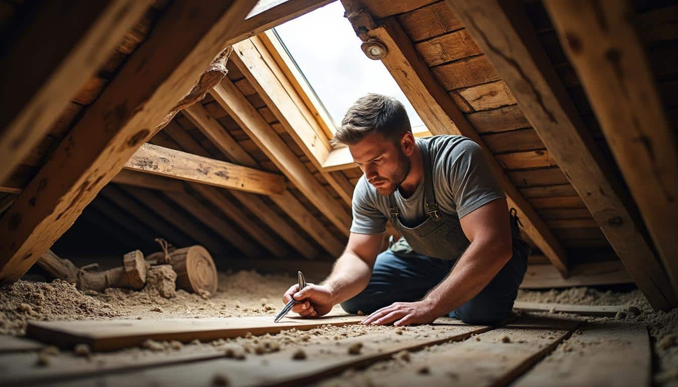 Illustration: À quel moment faut-il traiter une charpente ? Les signes à surveiller