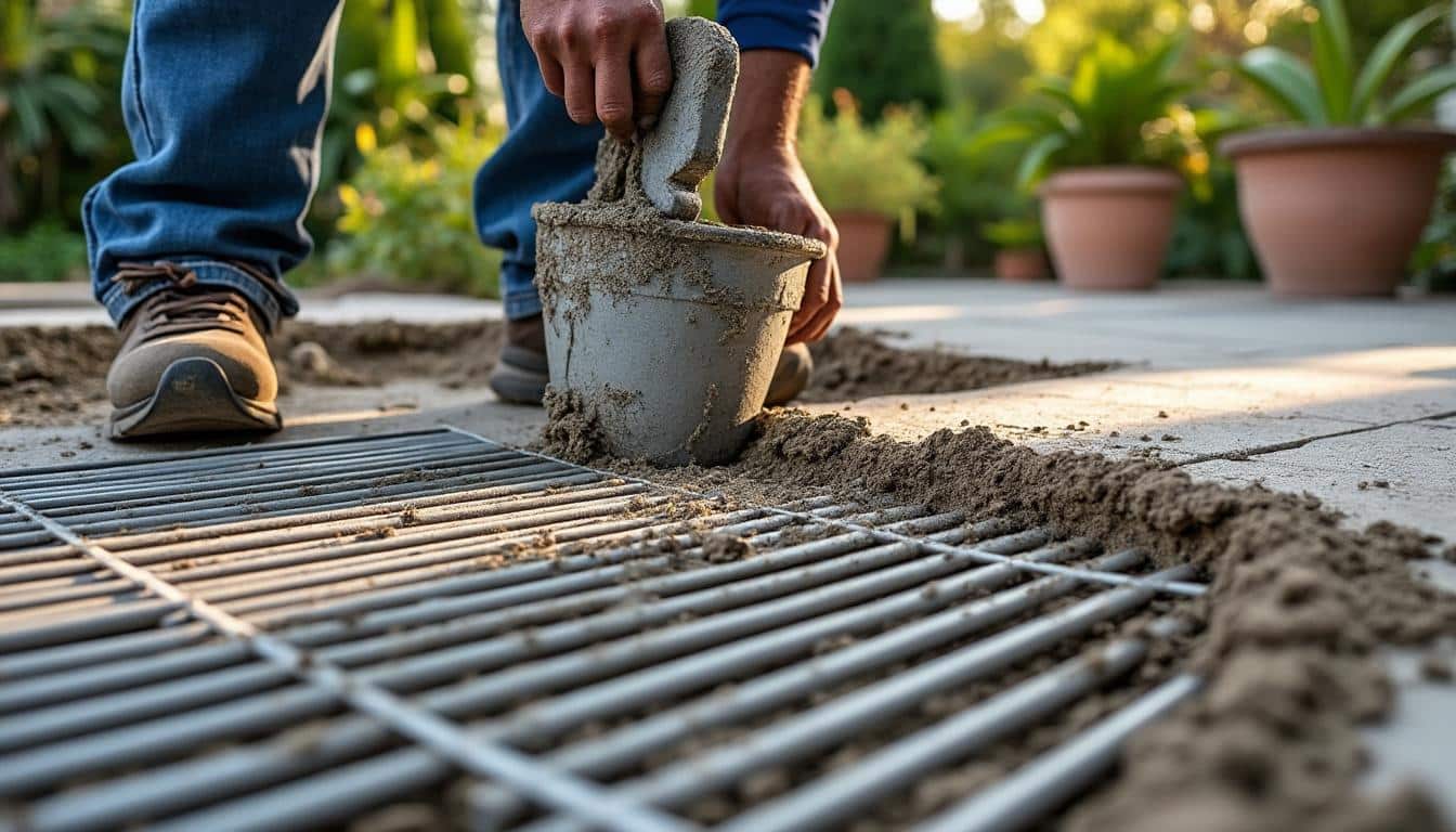 Grillage rigide avec fixation par scellement béton : guide complet