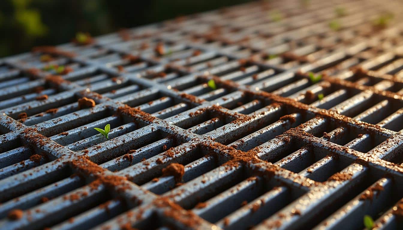 Grillage rigide : rouille, apparition et traitement efficace