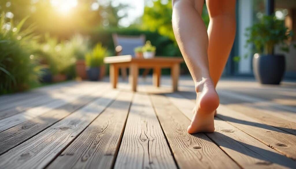 Terrasse en bois : bruits, craquements et solutions efficaces