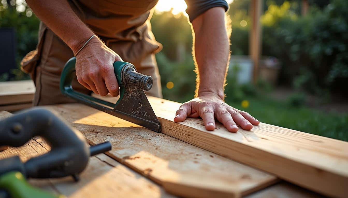 Correction des lames voilées sur une terrasse en bois : guide complet