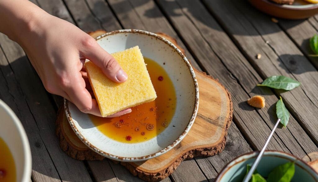 Terrasse en bois : taches alimentaires et nettoyage efficace