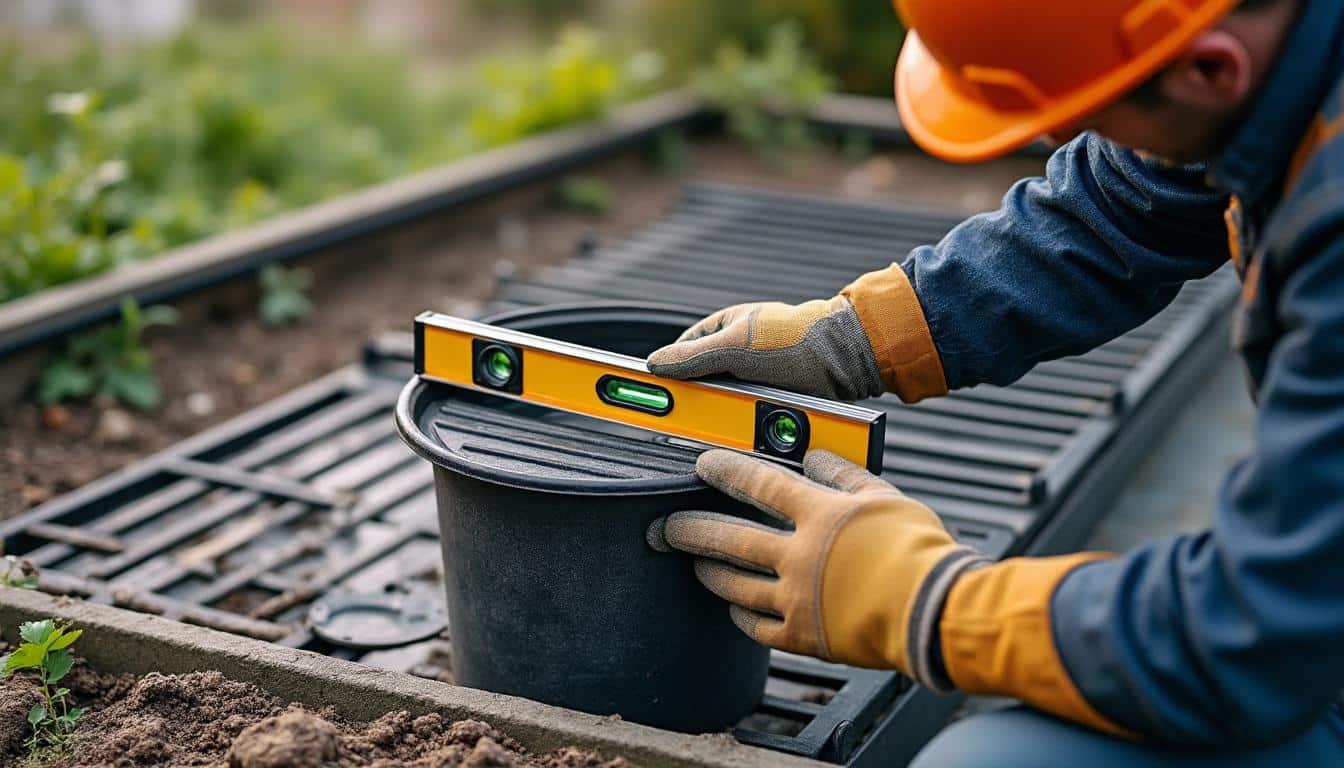 Grillage rigide : poteau, alignement et vérification pour une pose réussie
