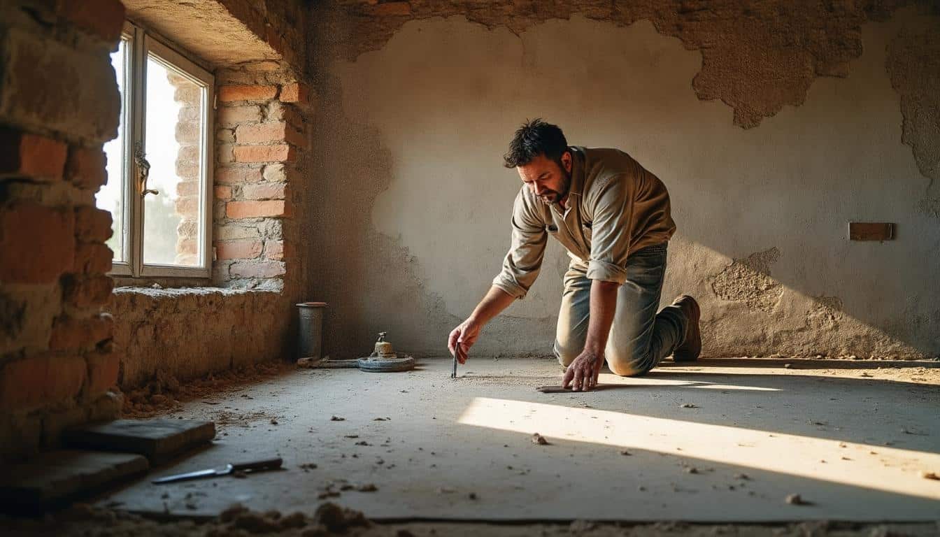 Rénovation d’une maison ancienne via une semelle isolante adaptée