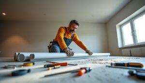 Pose de lambris PVC au plafond : guide complet pour réussir