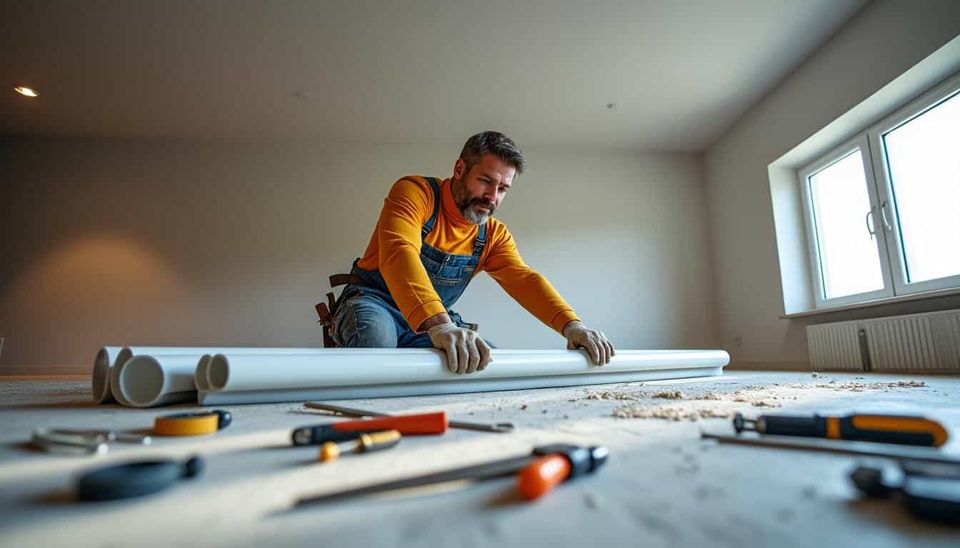 Pose de lambris PVC au plafond : guide complet pour réussir