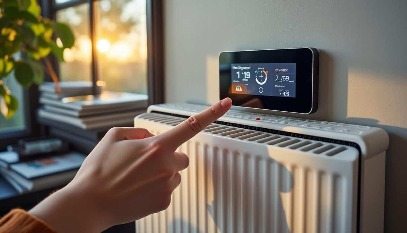 Illustration: Comprendre les pictogrammes essentiels sur un radiateur électrique