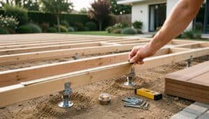 Espacement des lambourdes pour une terrasse en bois