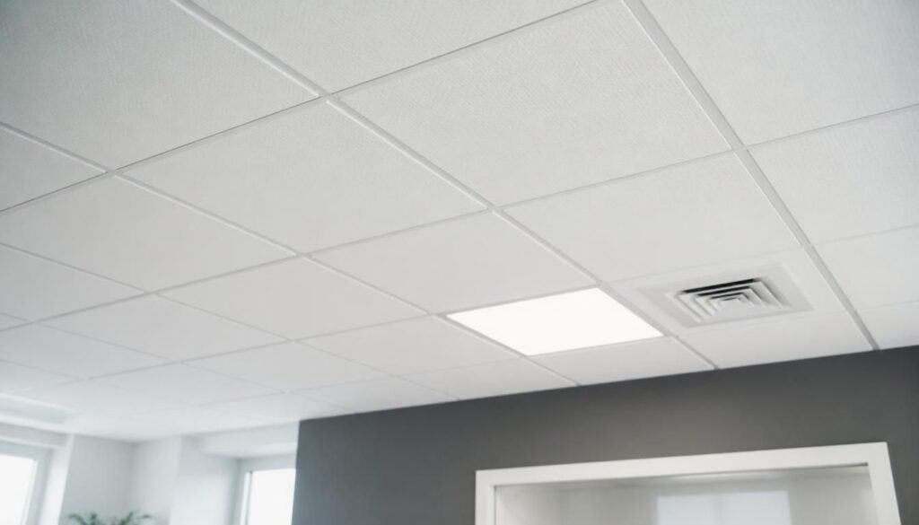 Choisir une dalle de plafond suspendu 60 x 60